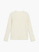 Vanilla Cable Knit Top